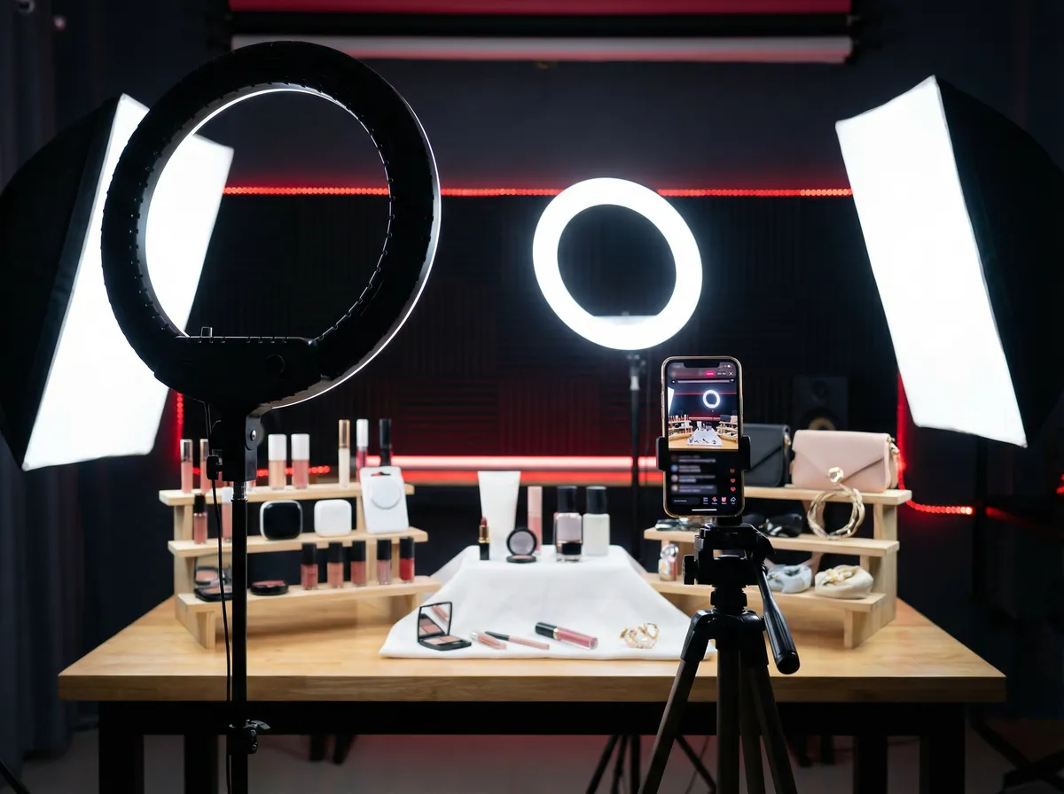 带货直播间搭建案例 - 花都影视 电商方案